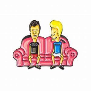2 for 15 - Beavis and Butthead Enamel Pin – Classic Cartoon Collectible